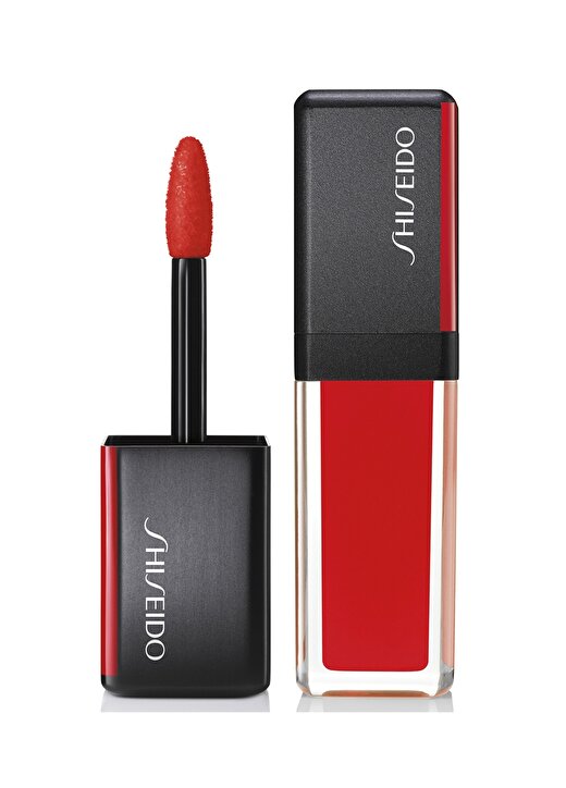 Shiseido Lacquerink Lipshine Ruj - 305 Red Flicker 1