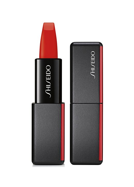 Shiseido Modernmatte Powder Lipstick Ruj - 509 Flame Mat 1