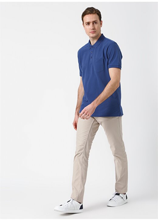 Cotton Bar Mavi Polo T-Shirt 2