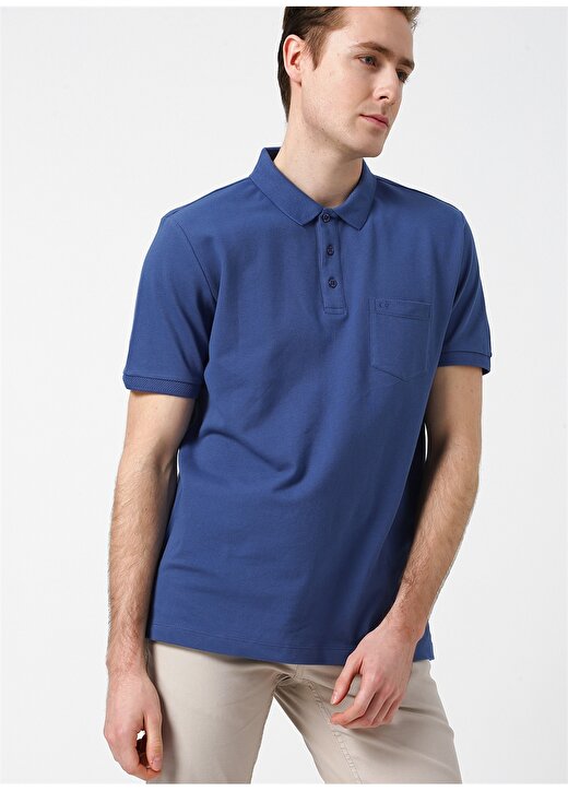 Cotton Bar Mavi Polo T-Shirt 3