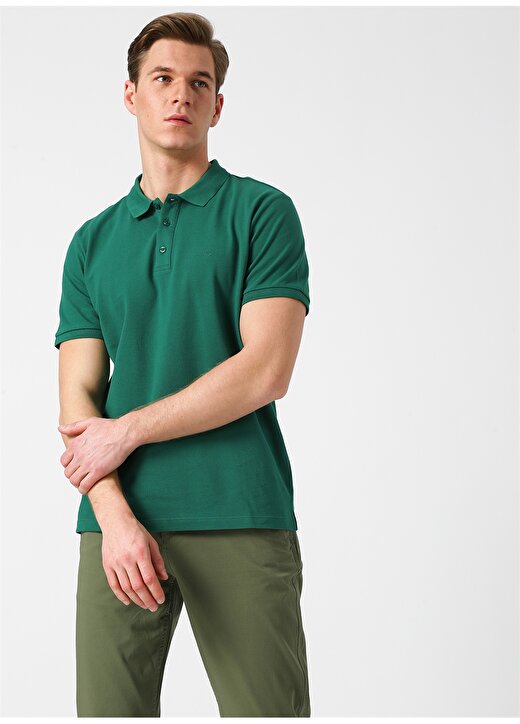 Cotton Bar Yeşil Polo T-Shirt 3