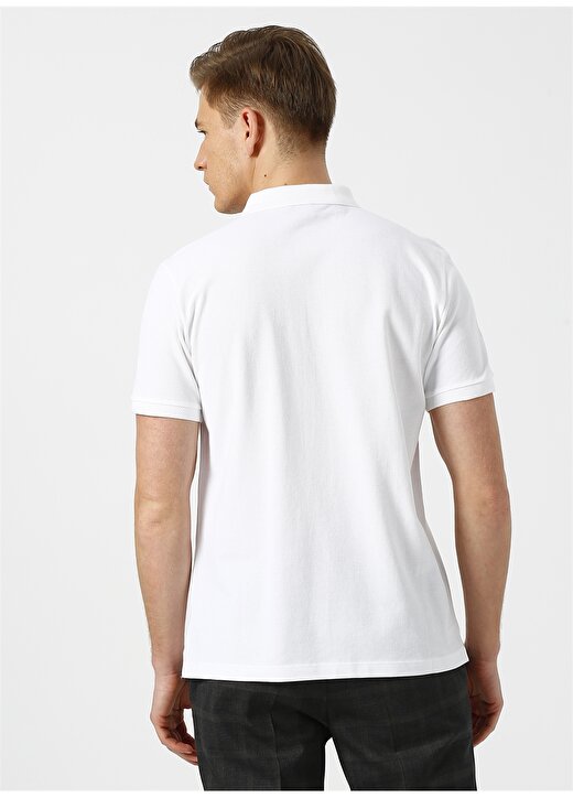 Cotton Bar Beyaz Polo T-Shirt 4