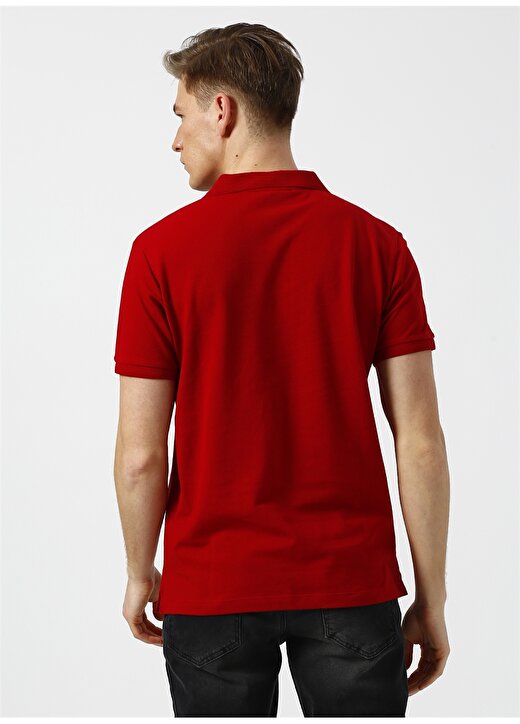 Cotton Bar Kırmızı Polo T-Shirt 4