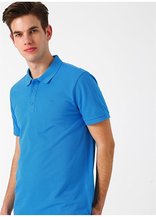 Limon Mavi Polo T-Shirt 1