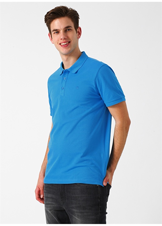 Limon Mavi Polo T-Shirt 3