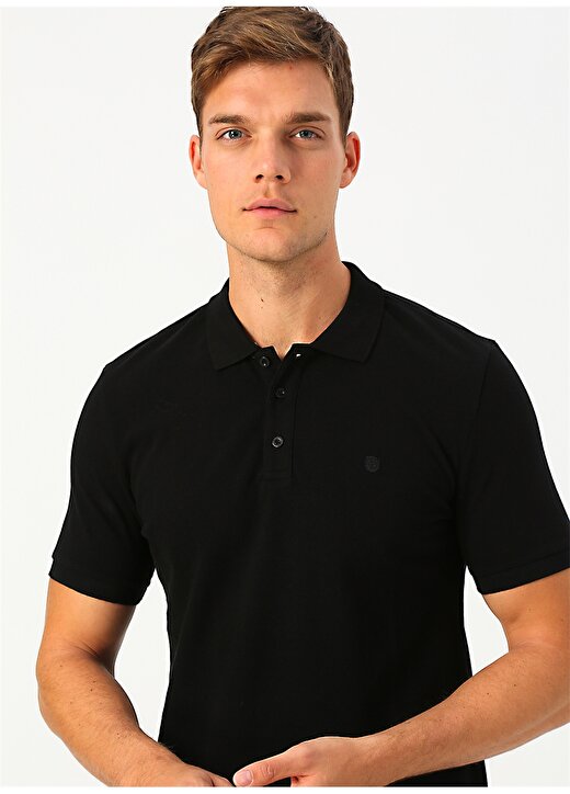 Limon Siyah Polo T-Shirt 2