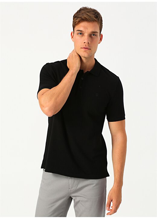 Limon Siyah Polo T-Shirt 4