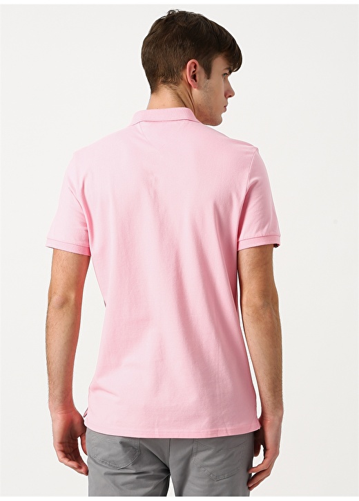 North Of Navy Açık Pembe Polo T-Shirt 4