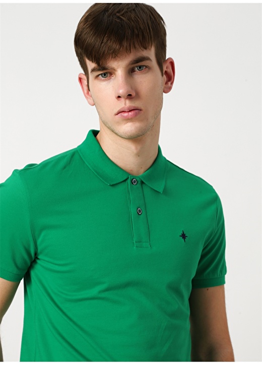 North Of Navy Koyu Yeşil Polo T-Shirt 1