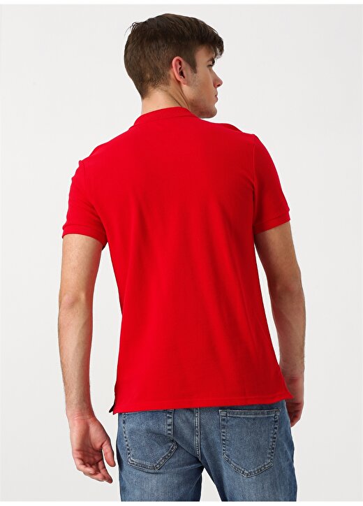 Limon Kısa Kollu Kırmızı Erkek Polo T-Shirt 4