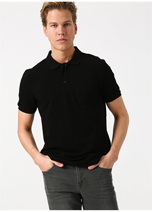 Limon Siyah Polo T-Shirt 3