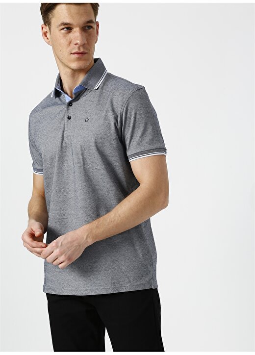 Cotton Bar Lacivert Polo T-Shirt 4