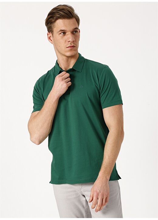 Cotton Bar Yeşil Polo T-Shirt 1