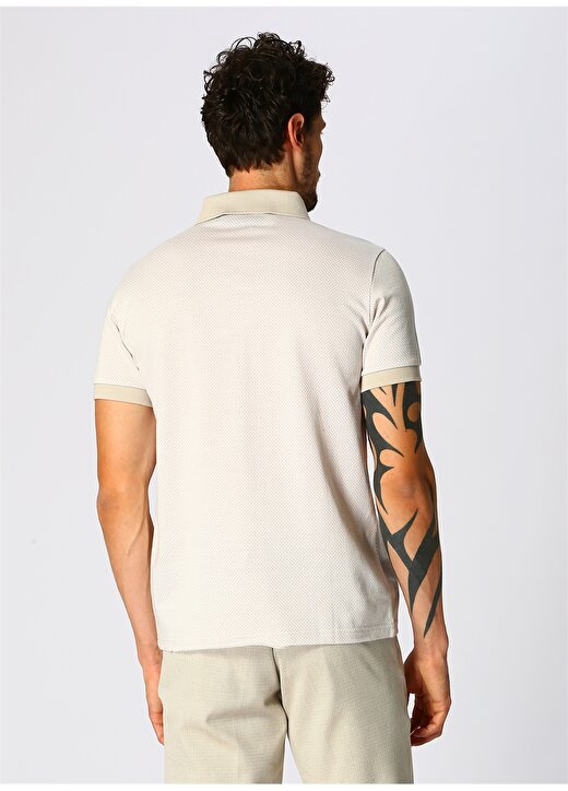 Cotton Bar Bej Polo T-Shirt 4