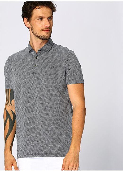 Cotton Bar Lacivert Polo T-Shirt 2