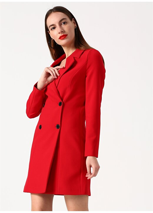 Koton Kırmızı Kadın Ceket 3