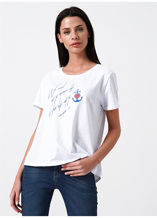 North Of Navy Beyaz T-Shirt 3