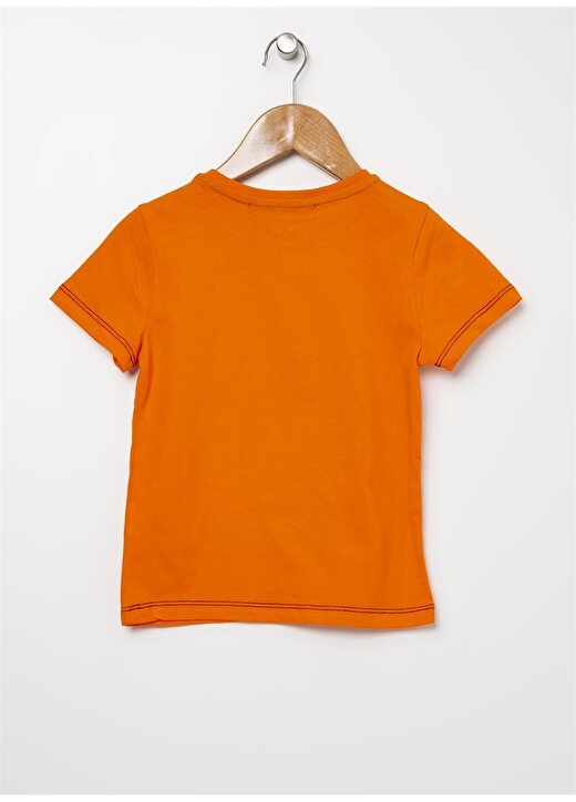 Funky Rocks SNF-06 Turuncu Dijital Baskı Desenli Erkek Çocuk T-Shirt 2