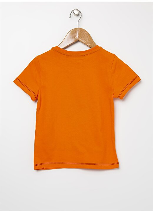Funky Rocks SNF-06 Turuncu Dijital Baskı Desenli Erkek Çocuk T-Shirt 3