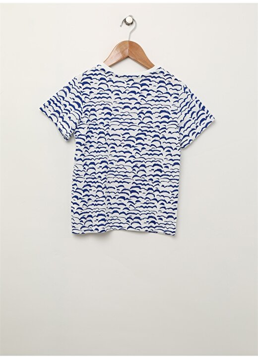 Limon Acrossboy Beyaz - Mavi Desenli Erkek Çocuk T-Shirt 3