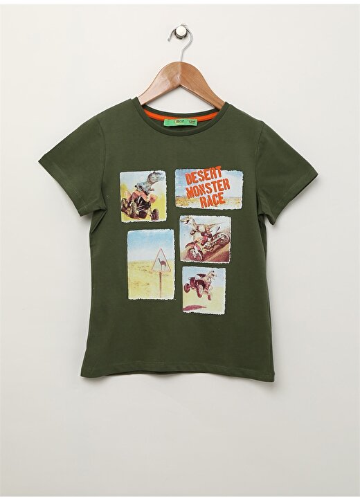 Limon Monsterboy Haki Erkek Çocuk T-Shirt 1