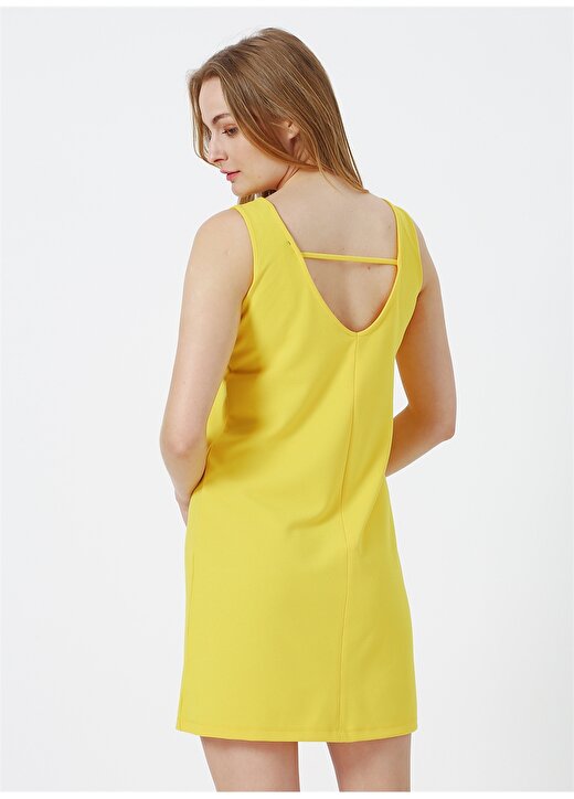 Limon Sarı Elbise 4