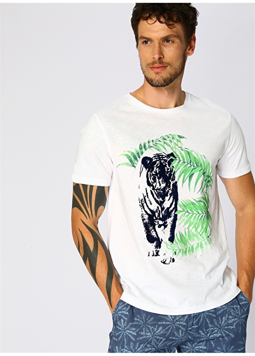 Limon Beyaz T-Shirt 2