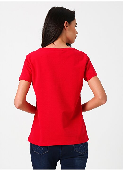 North Of Navy Kırmızı T-Shirt 4