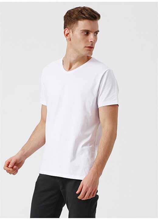 Fabrika Beyaz T-Shirt 3