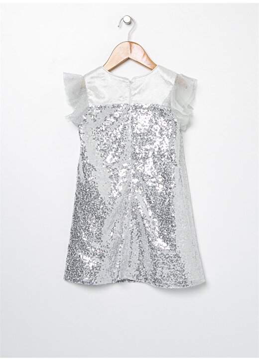 Barbie BCC111 Gümüş Kız Çocuk Elbise 2