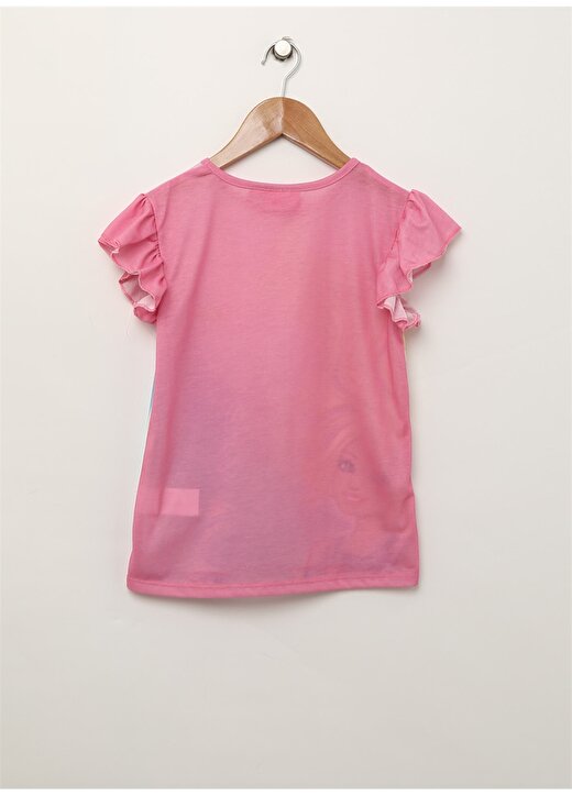 Barbie Kız Çocuk Karakter Baskılı Kısa Kollu Renkli T-Shirt 2