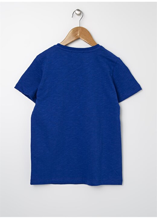 North Of Navy Erkek Çocuk Baskılı Saks Mavisi T-Shirt 2