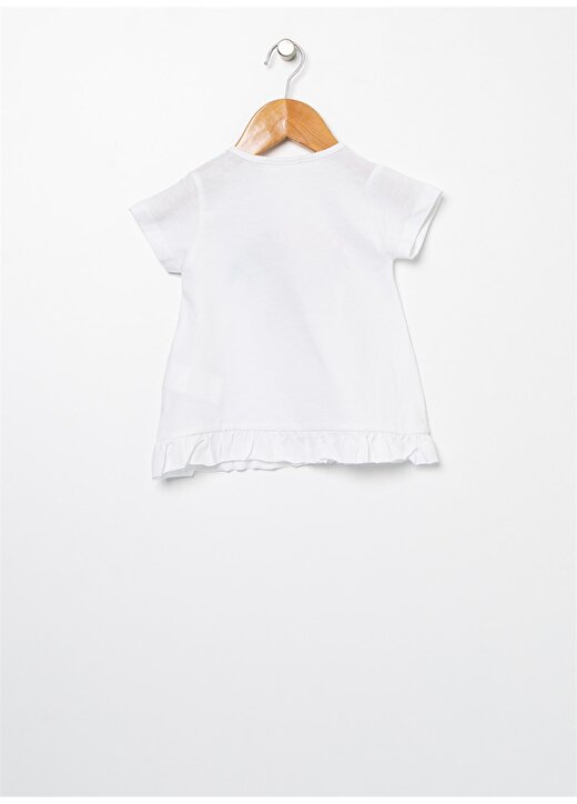 Mammaramma JG21 Beyaz Kız Bebek T-Shirt 2