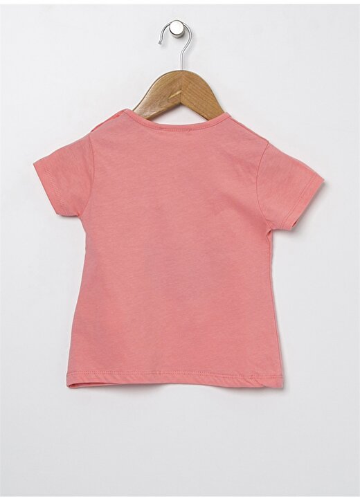Mammaramma FG04 %100 Pamuk Pembe Kız Çocuk T-Shirt 2