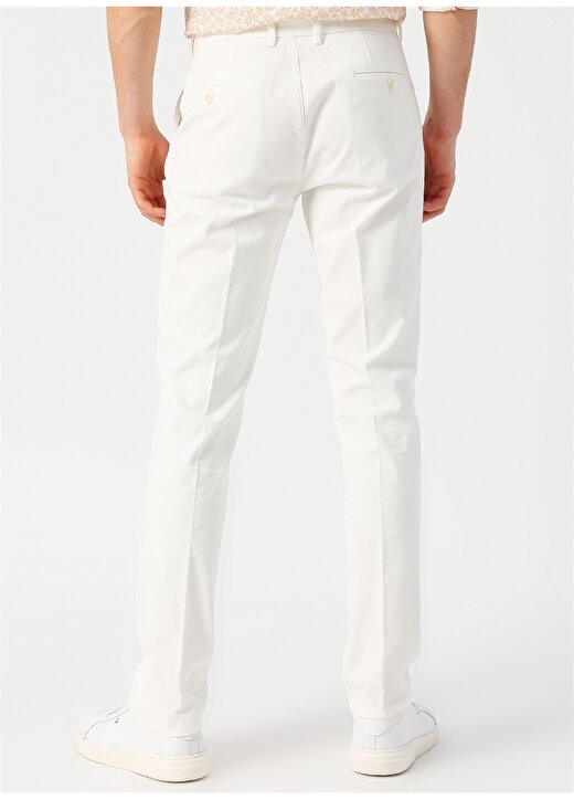 Cotton Bar Beyaz Chıno Pantolon 4