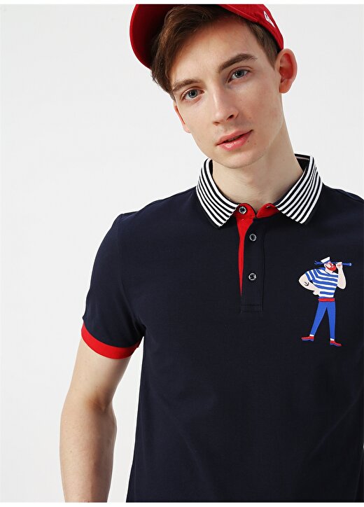 North Of Navy Lacivert Polo T-Shirt 1