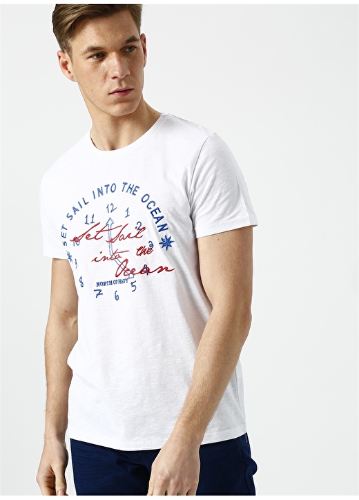 North Of Navy Beyaz T-Shirt 3