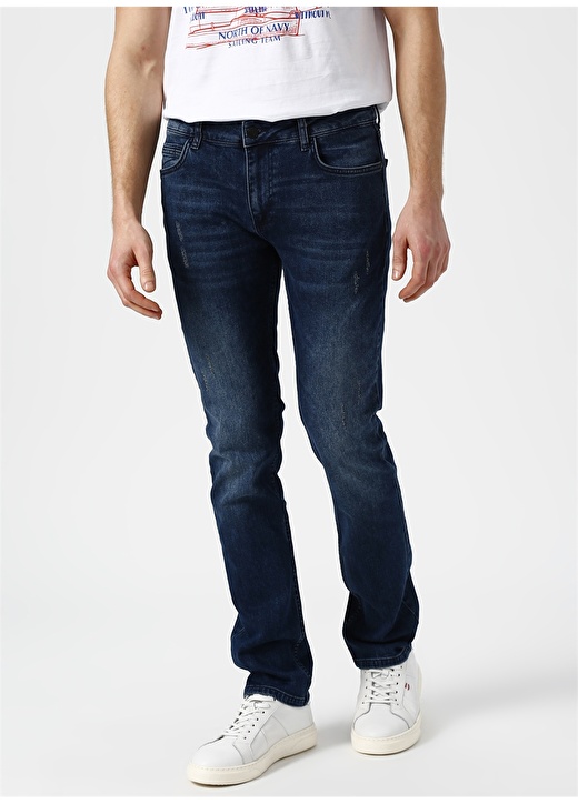 North Of Navy Açık İndigo Denim Pantolon 2