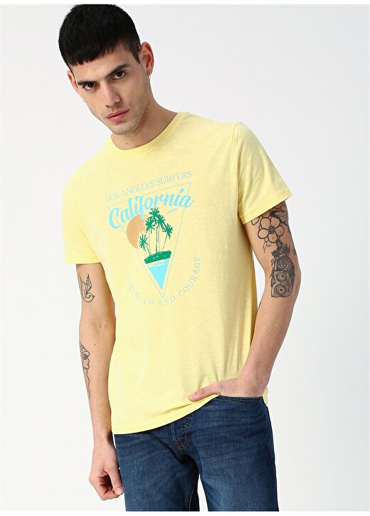 Limon Açık Sarı T-Shirt 3