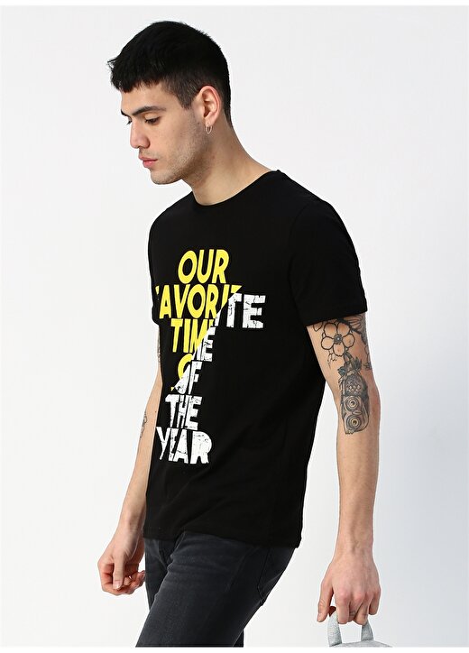 Limon Siyah T-Shirt 1