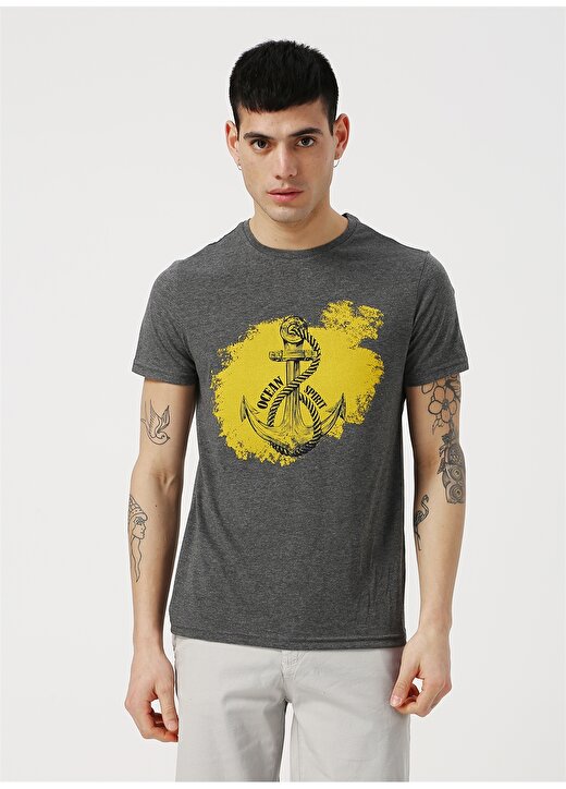 Limon Antrasit Melanj T-Shirt 1