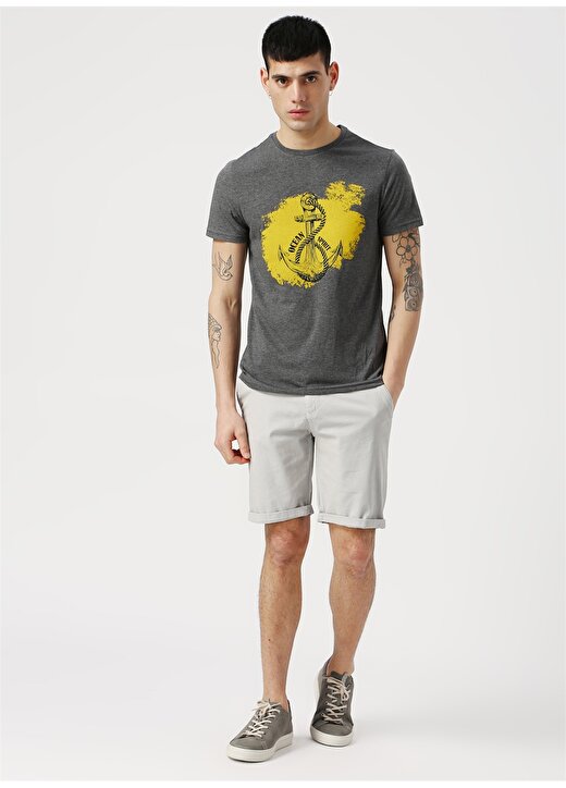 Limon Antrasit Melanj T-Shirt 2