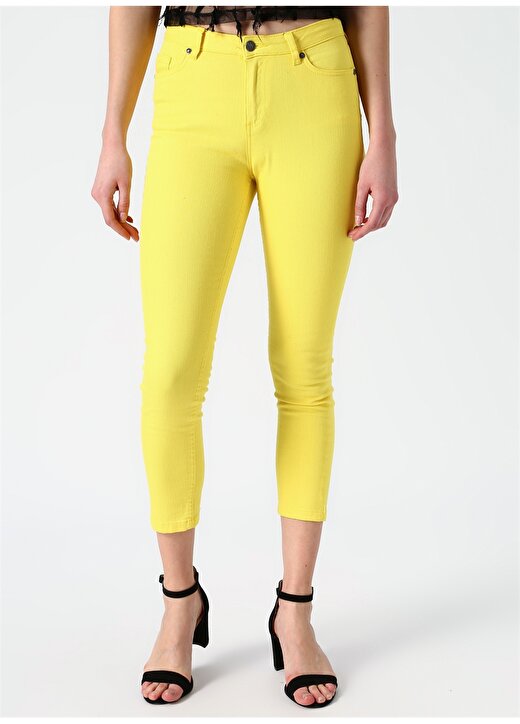 Limon Sarı Kadın Pantolon 2