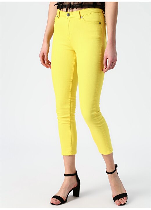Limon Sarı Kadın Pantolon 3
