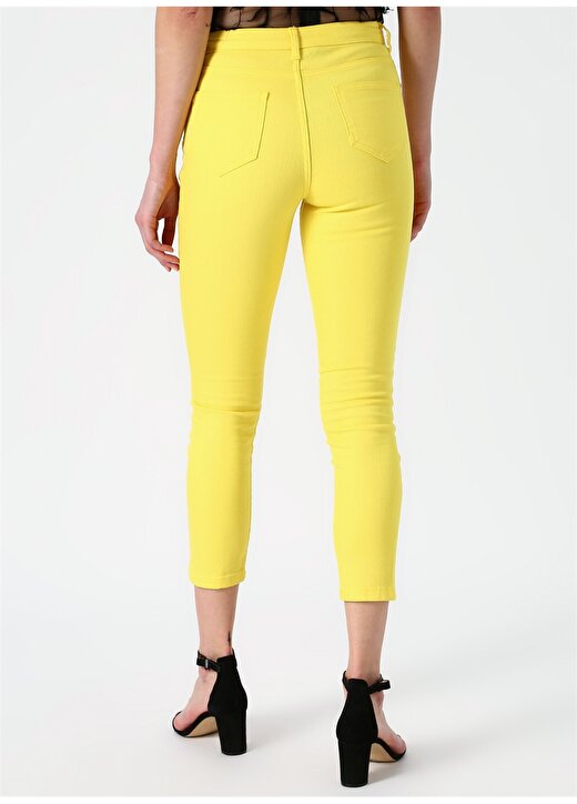 Limon Sarı Kadın Pantolon 4