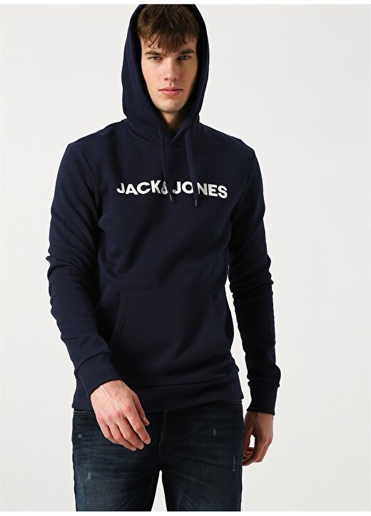 Jack & Jones Corp Logo Kapüşonlu Aw Sweatshirt 1