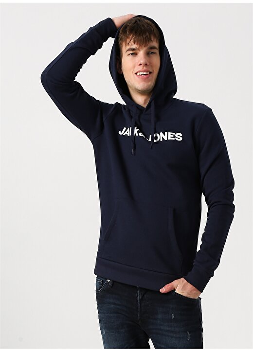 Jack & Jones Corp Logo Kapüşonlu Aw Sweatshirt 3