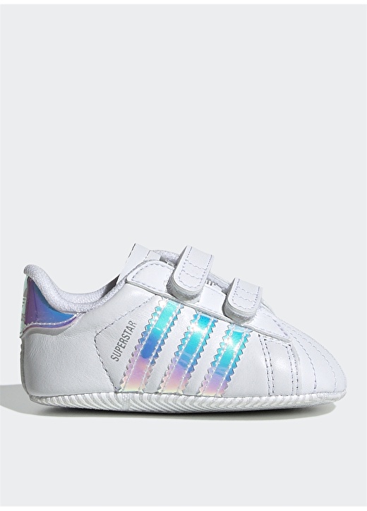 Adidas Beyaz - Siyah Bebek Yürüyüş Ayakkabısı BD8000 SUPERSTAR C 1