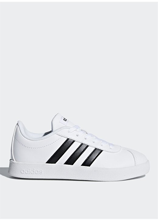 Adidas DB1831 VL Court 2.0 K Siyah-Beyaz Yürüyüş Ayakkabısı 1