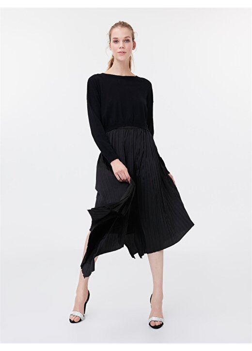 İpekyol Siyah Kadın Elbise 1